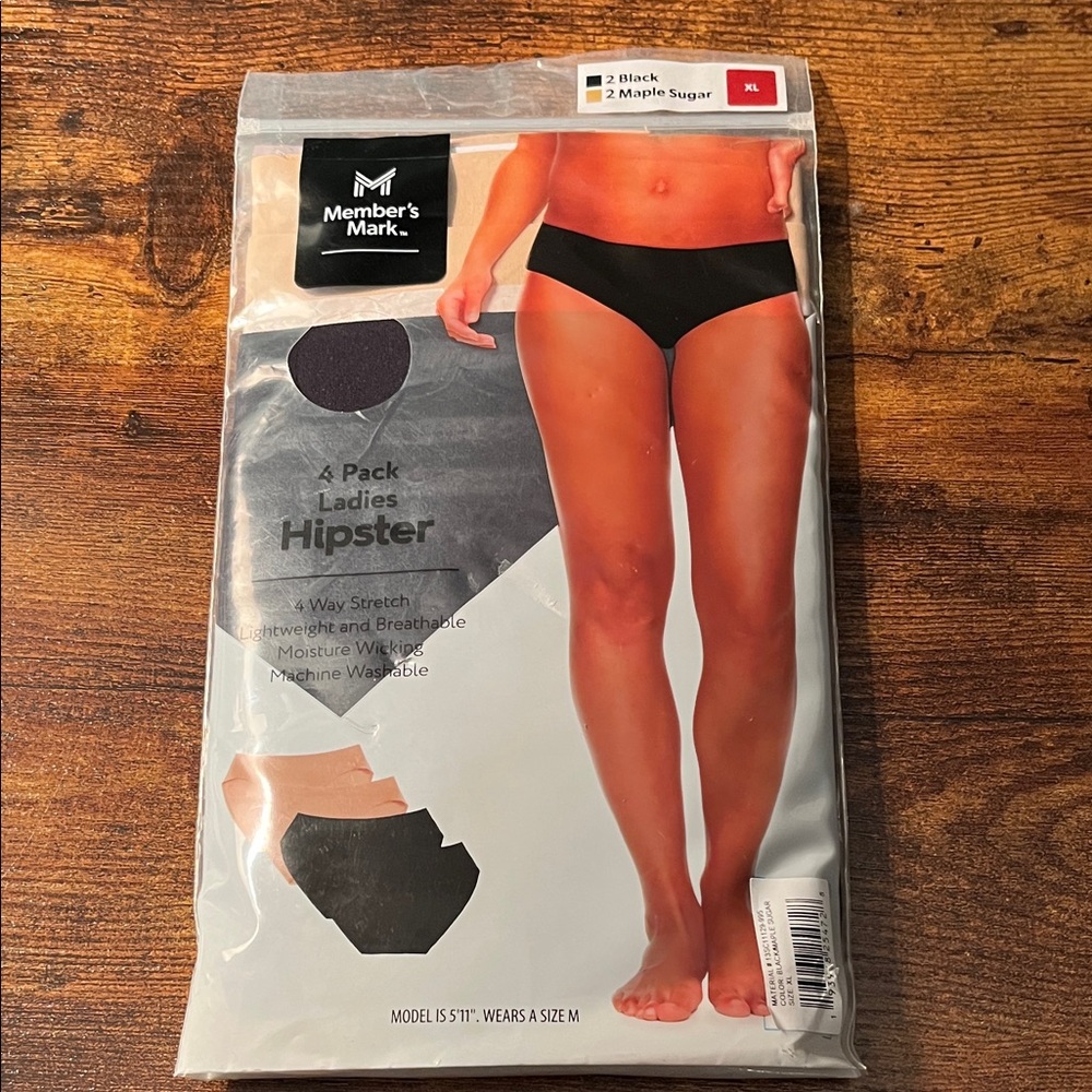 4 pack Hipster Underwear XL
